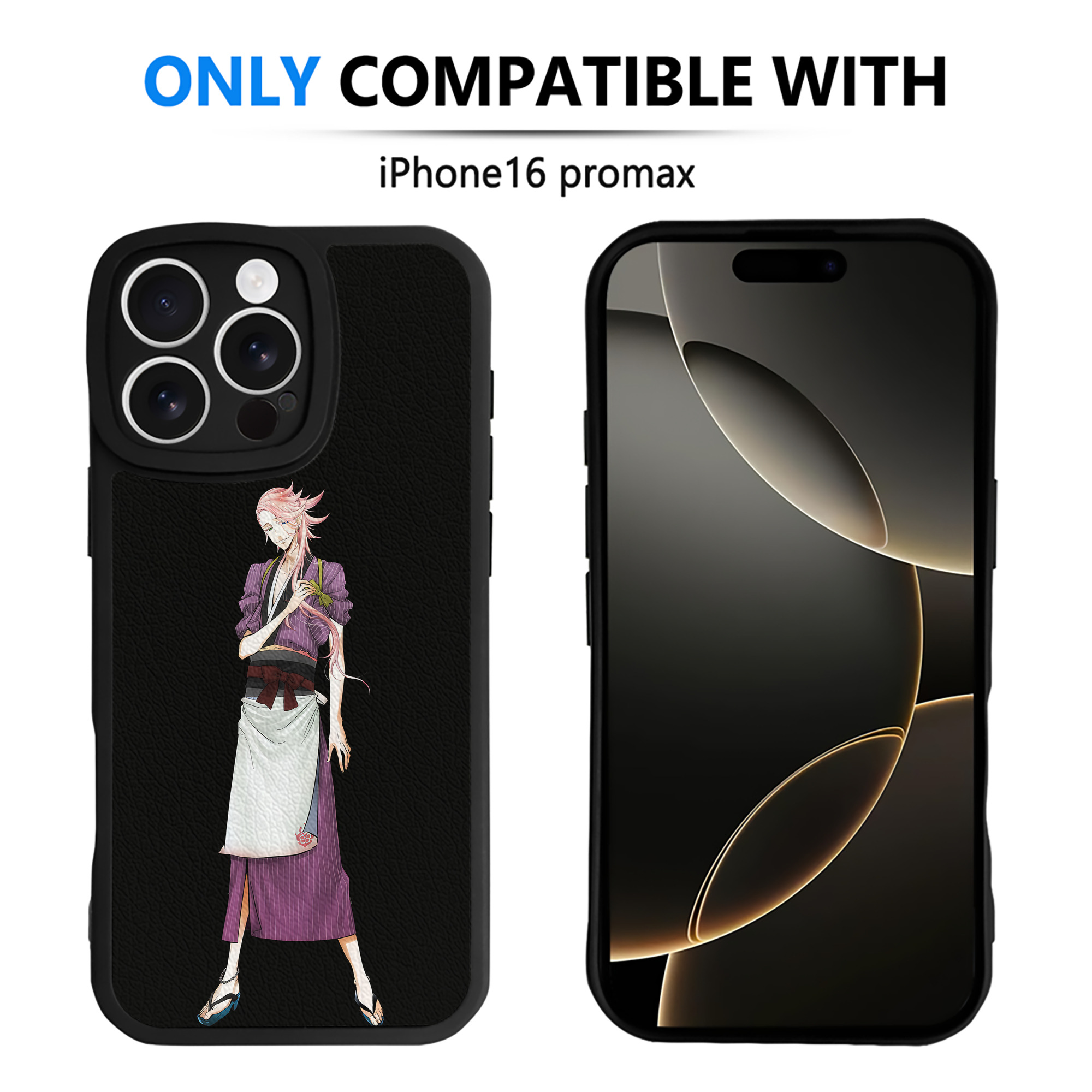 （画像用） 刀剣乱舞 Touken Ranbu 【iPhone 16シリーズ対応】シリコンスマホケース（レザー調） 材質：シリコン